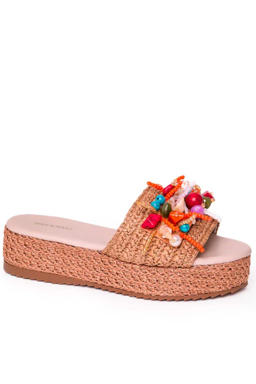 Chinelo Gold&Rouge