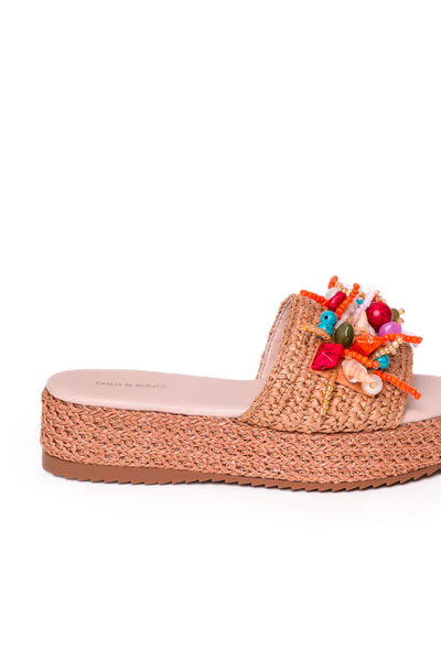 Chinelo Gold&Rouge