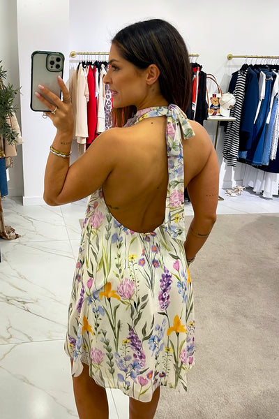 VESTIDO CURTO FLORAL