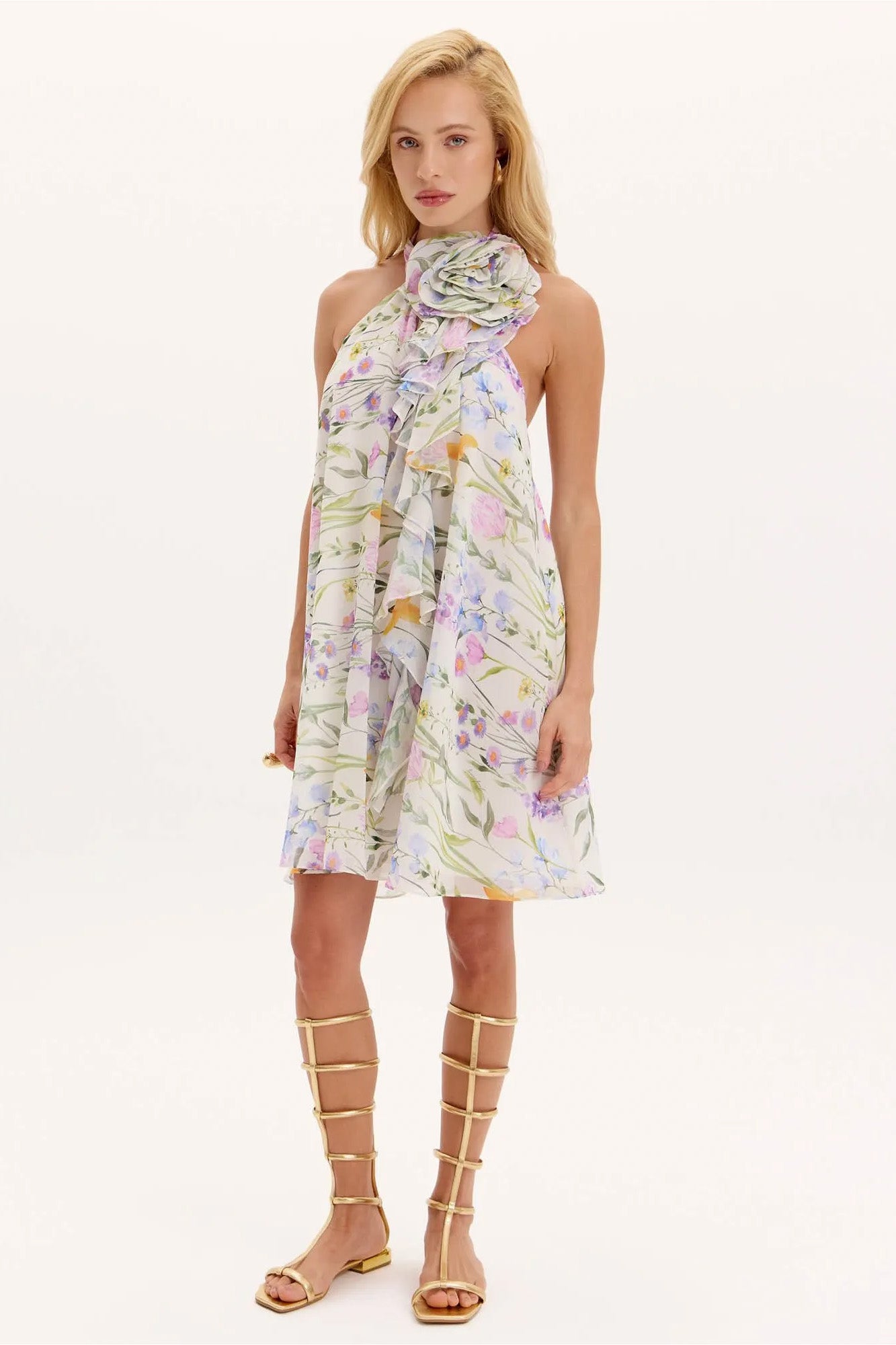 VESTIDO CURTO FLORAL