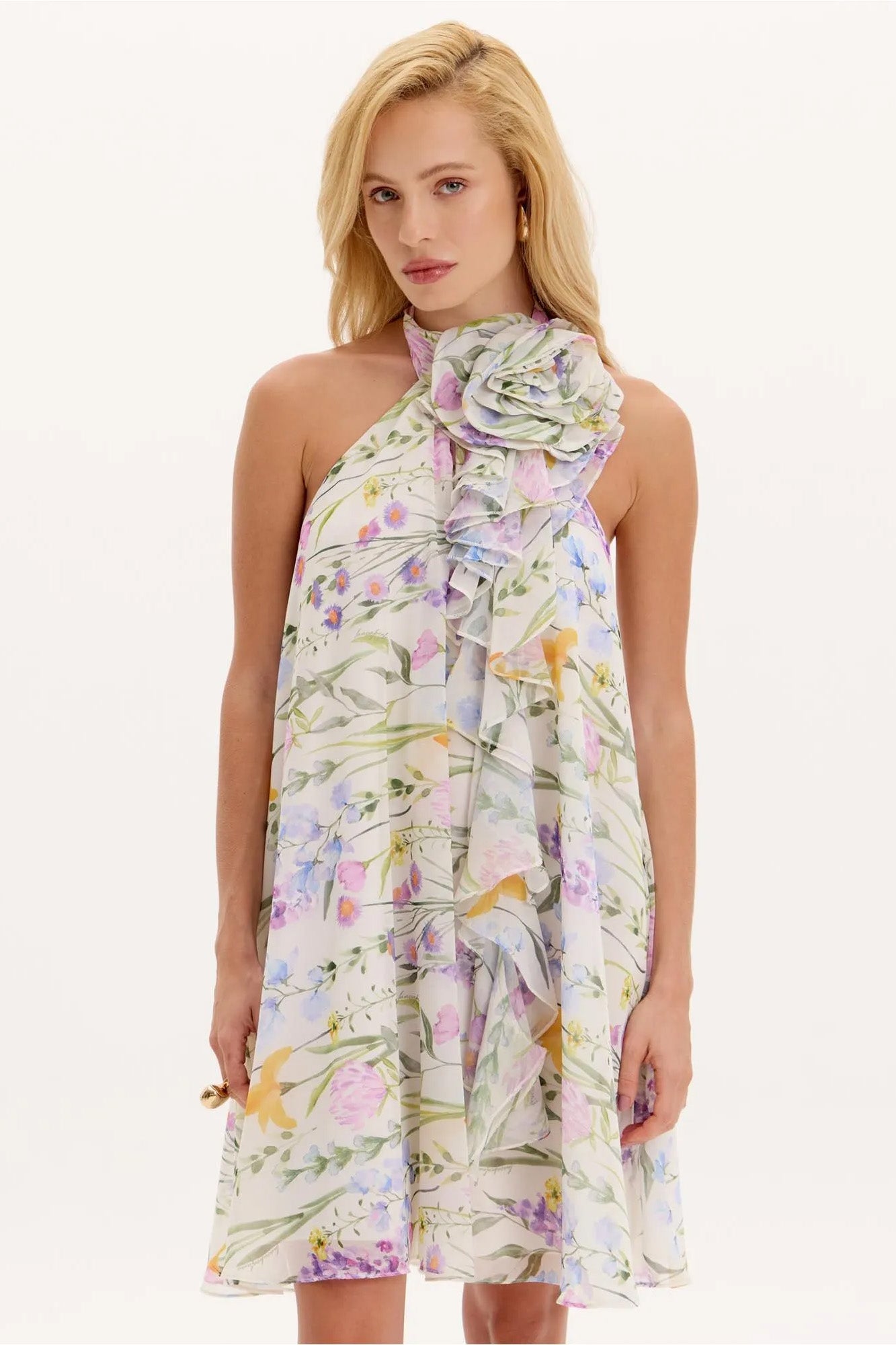 VESTIDO CURTO FLORAL